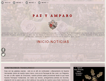 Tablet Screenshot of pazyamparo.com